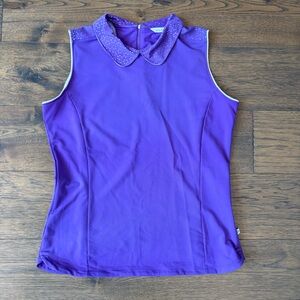 Lady Hagen Purple Golf Tank